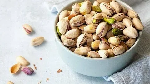 تصویر 1 از پسته کله قوچی رست شده ملایم نمکی و زعفرانی